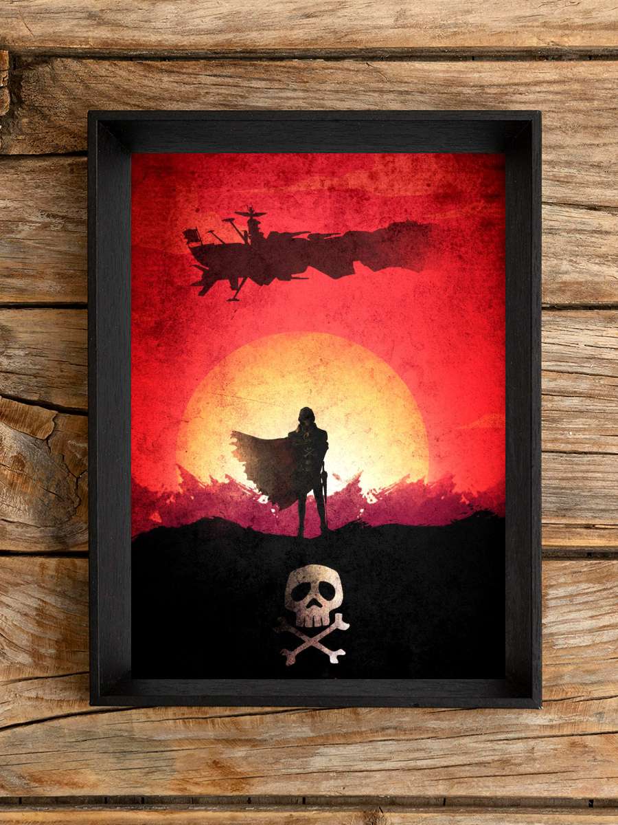 Captain Harlock Anime Poster Çerçevesiz Yüksek Kalite Anime Duvar Poster