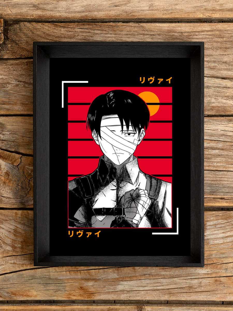 Captain Levi 16 Anime Poster Çerçevesiz Yüksek Kalite Anime Duvar Poster
