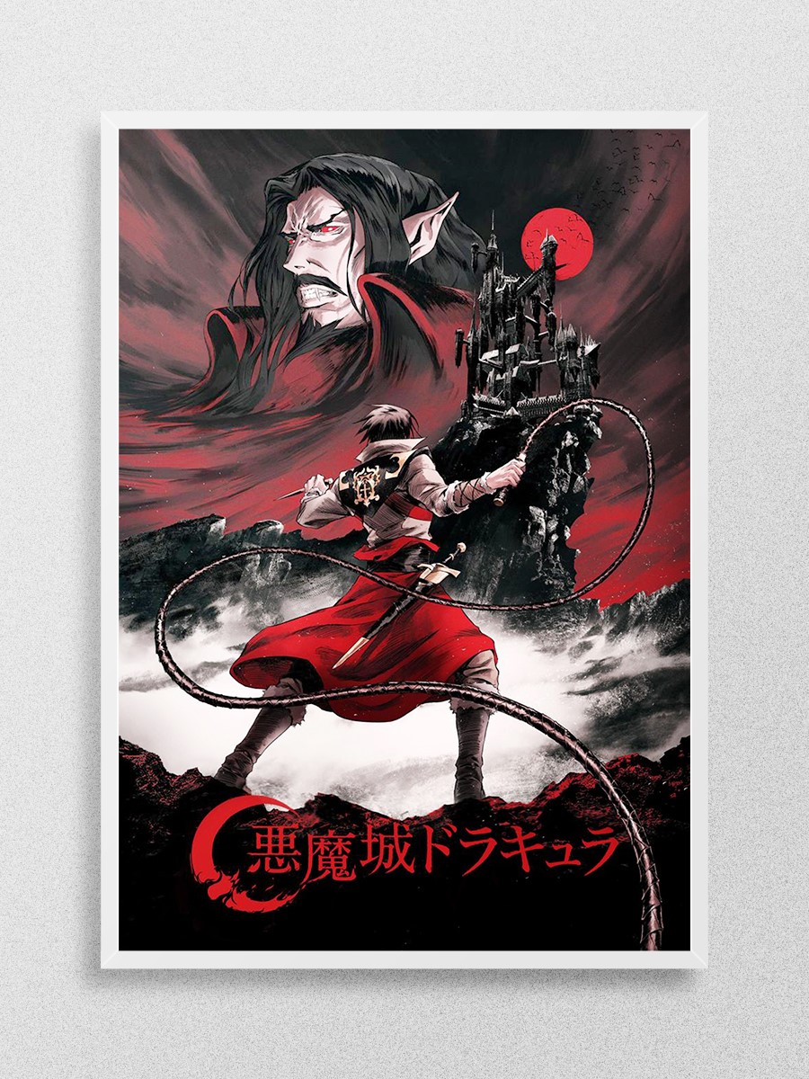 Castlevania Series Poster Anime Poster Çerçevesiz Yüksek Kalite Anime Duvar Poster