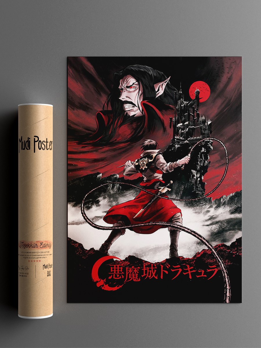 Castlevania Series Poster Anime Poster Çerçevesiz Yüksek Kalite Anime Duvar Poster