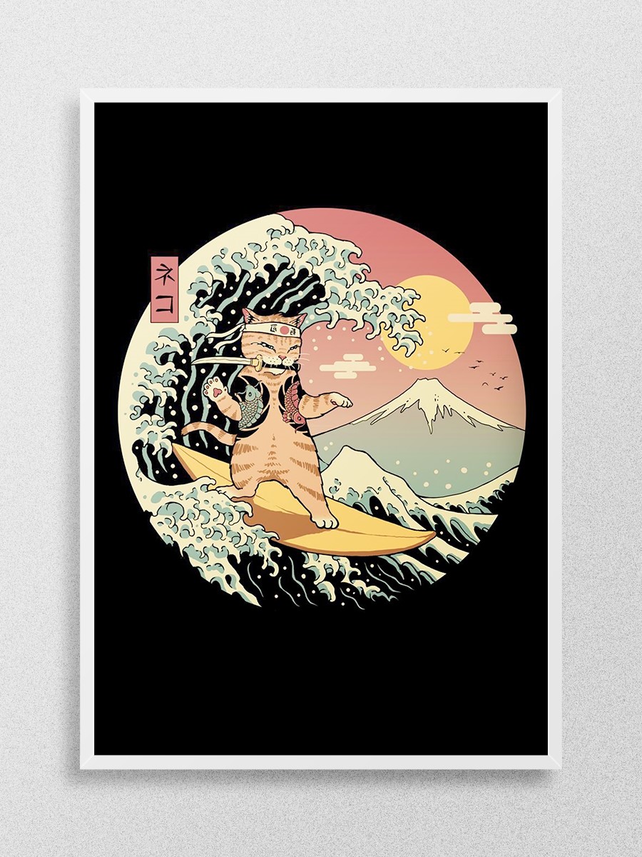 Catana Wave Anime Poster Çerçevesiz Yüksek Kalite Anime Duvar Poster