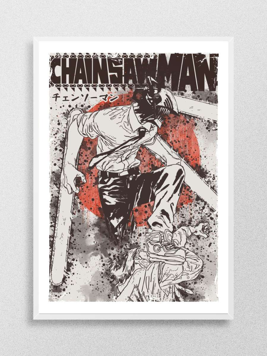 Chainsaw Man Anime Poster Çerçevesiz Yüksek Kalite Anime Duvar Poster
