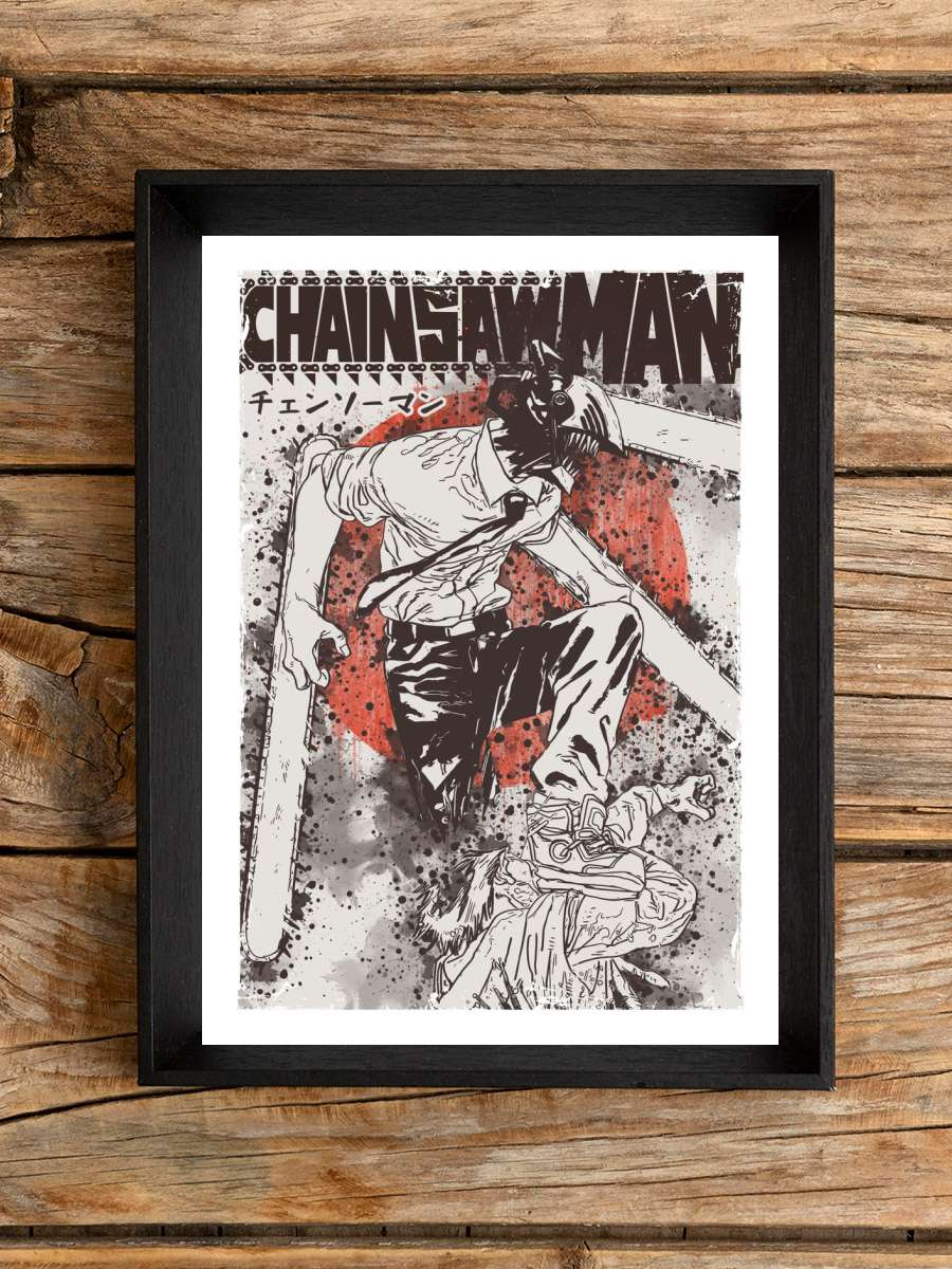 Chainsaw Man Anime Poster Çerçevesiz Yüksek Kalite Anime Duvar Poster