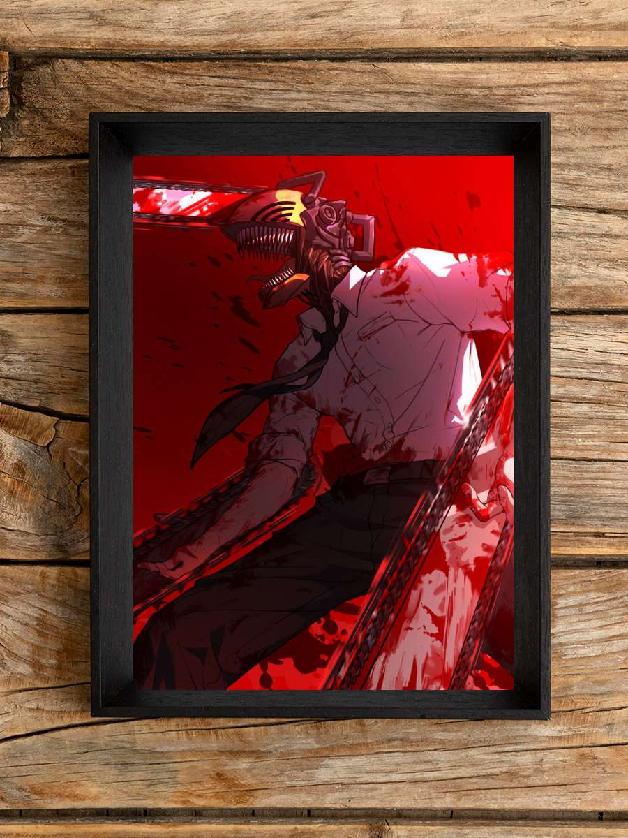 Chainsaw Man Anime Poster Çerçevesiz Yüksek Kalite Anime Duvar Poster