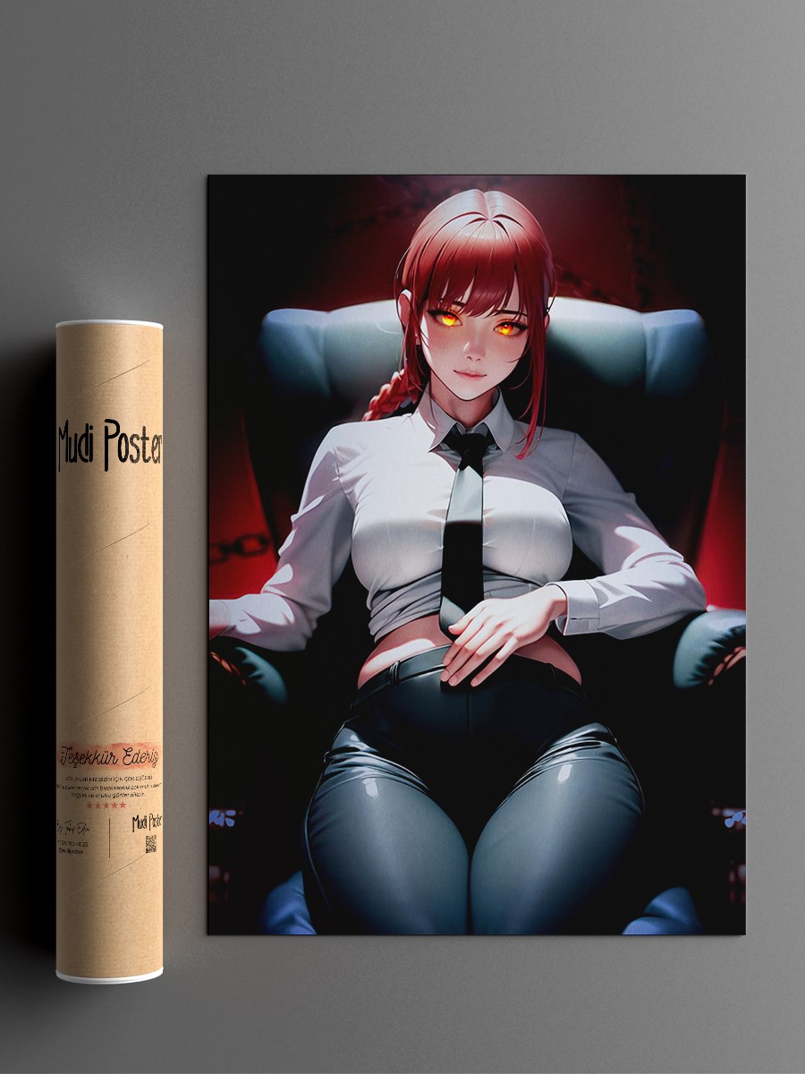 chainsaw man Anime Poster Çerçevesiz Yüksek Kalite Anime Duvar Poster