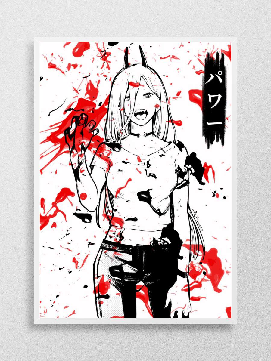 Chainsaw Man Anime Poster Çerçevesiz Yüksek Kalite Anime Duvar Poster