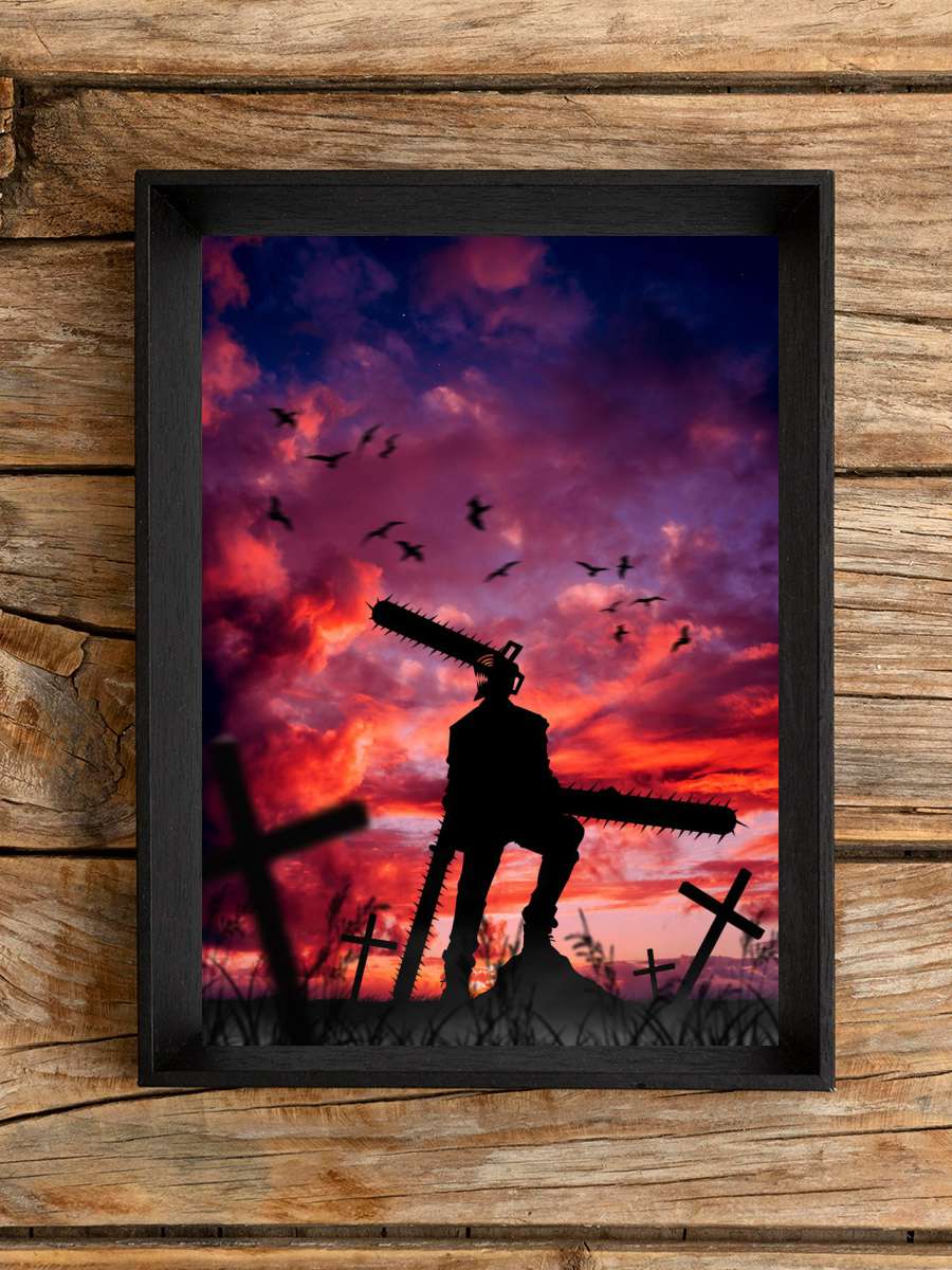Chainsaw Man Anime Poster Çerçevesiz Yüksek Kalite Anime Duvar Poster