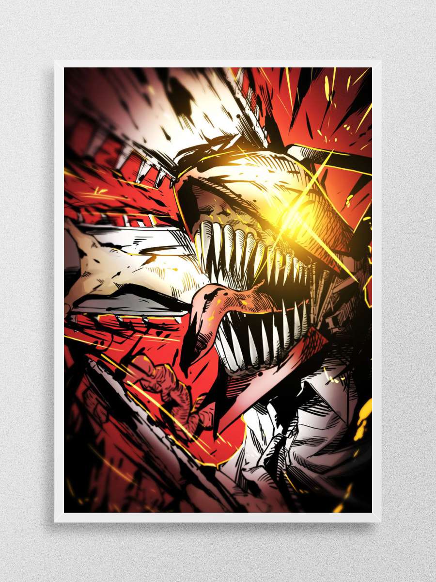 Chainsaw Man Anime Poster Çerçevesiz Yüksek Kalite Anime Duvar Poster