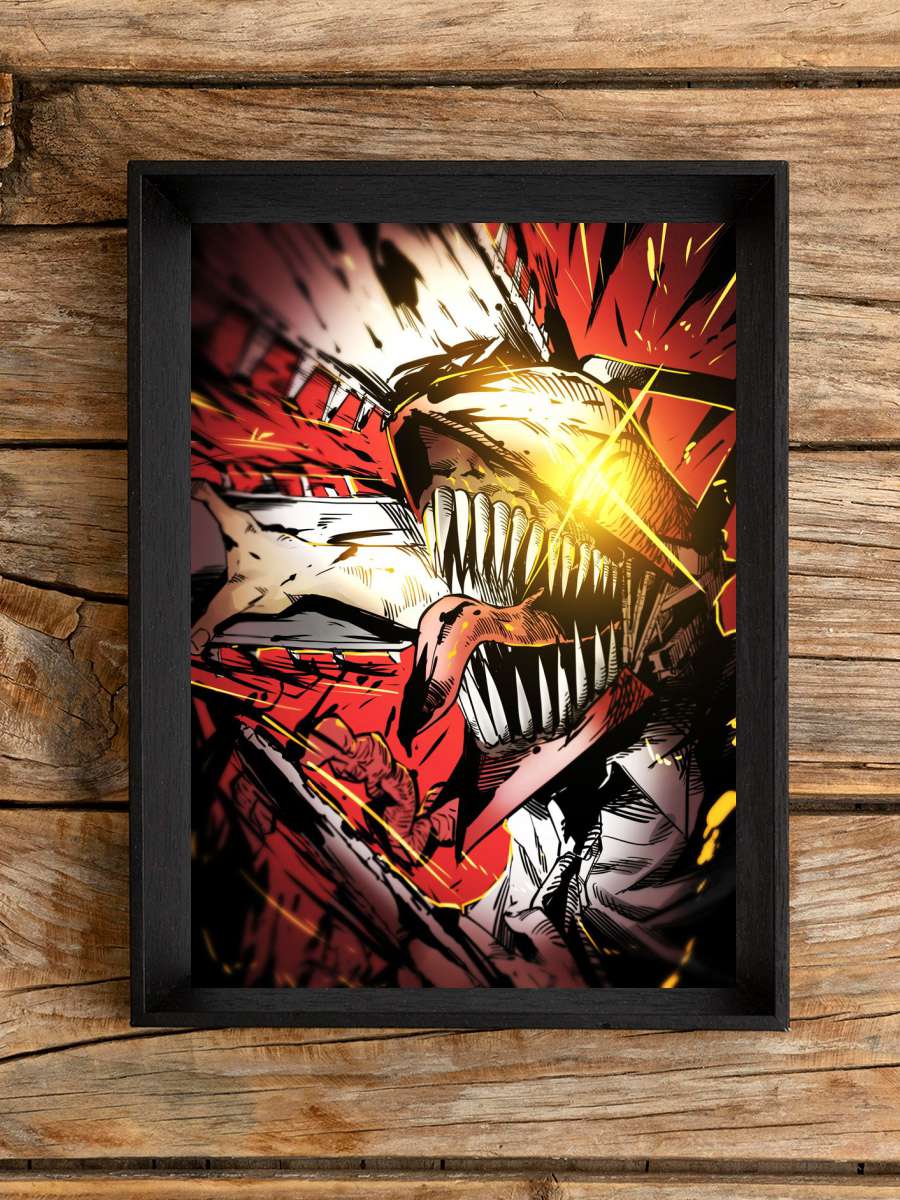 Chainsaw Man Anime Poster Çerçevesiz Yüksek Kalite Anime Duvar Poster