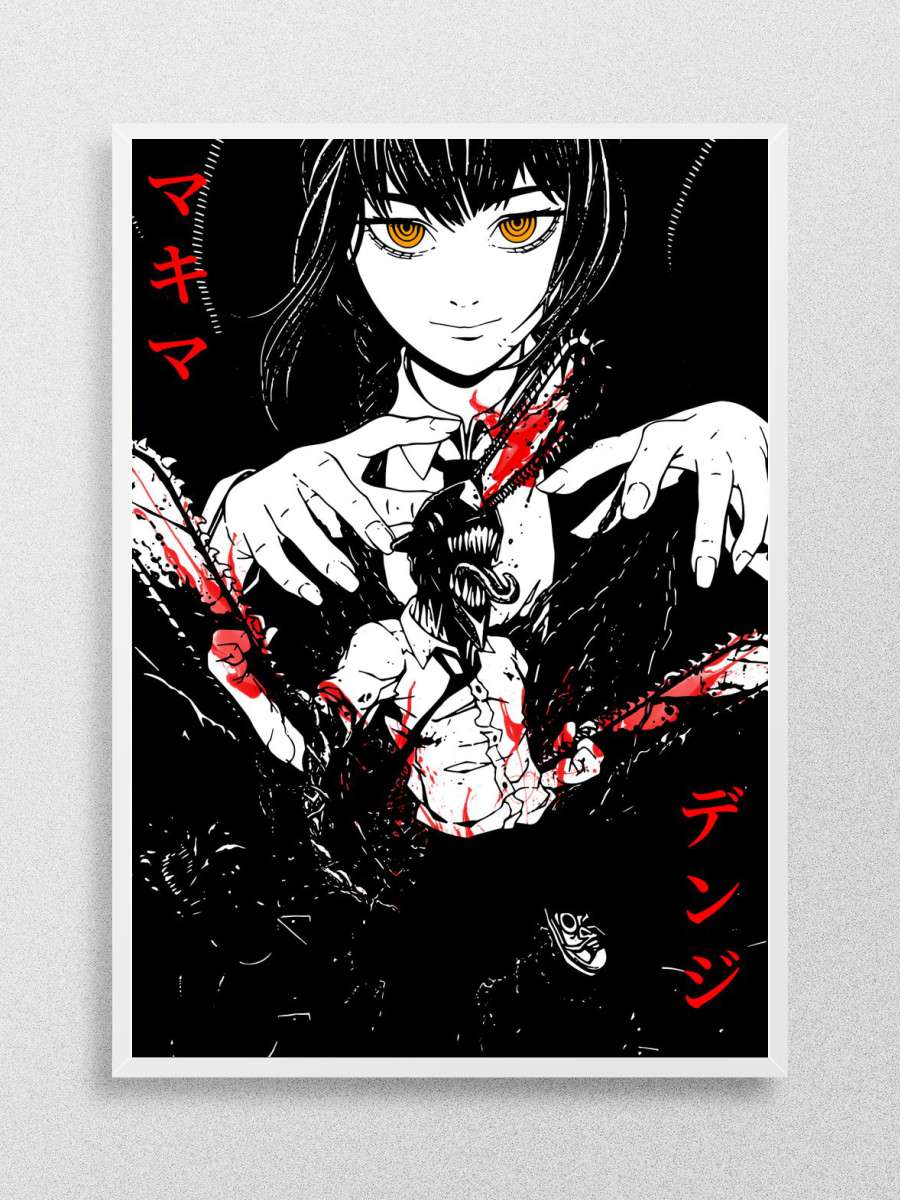 Chainsaw Man Anime Poster Çerçevesiz Yüksek Kalite Anime Duvar Poster