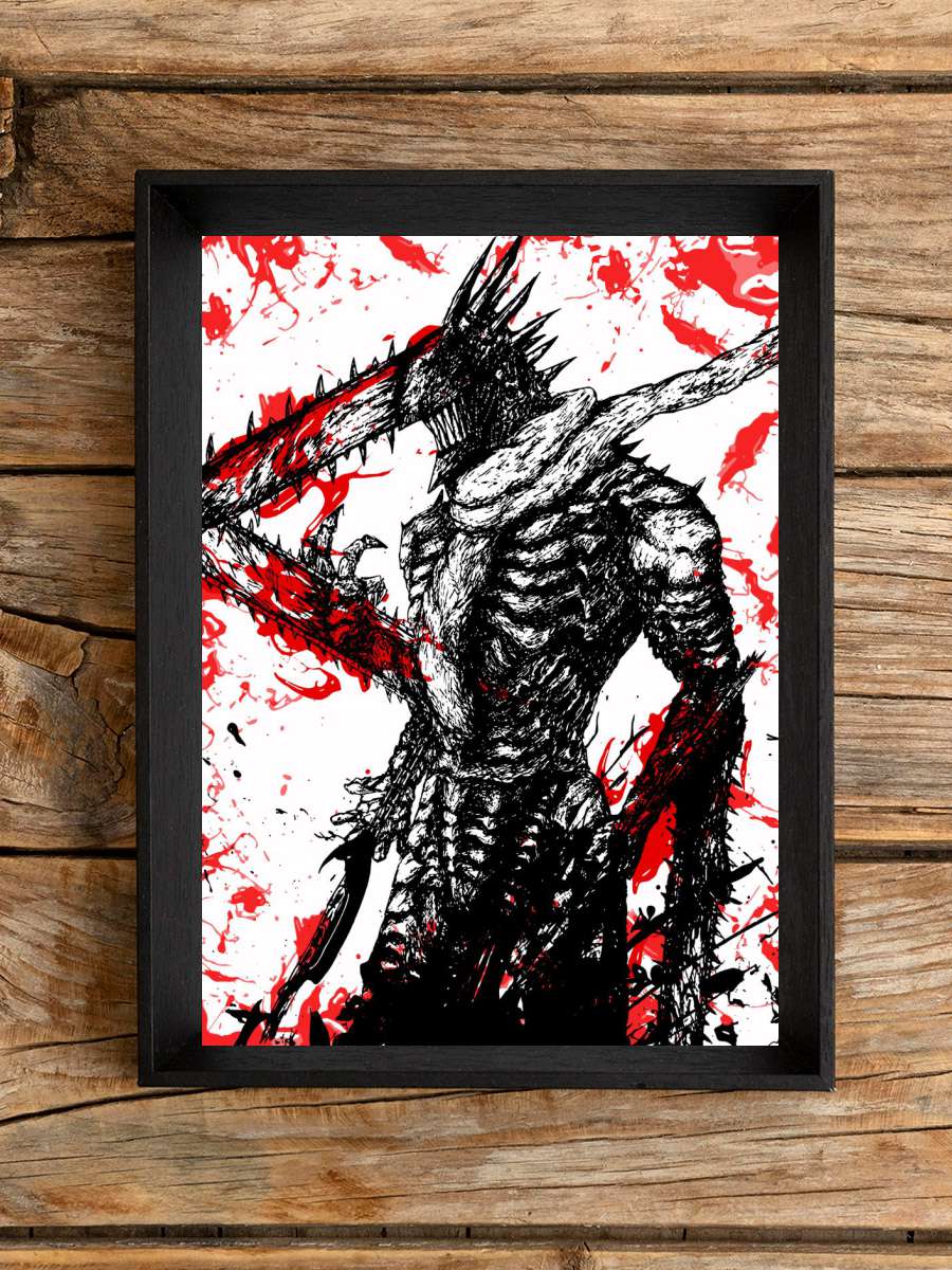 Chainsaw Man Anime Poster Çerçevesiz Yüksek Kalite Anime Duvar Poster