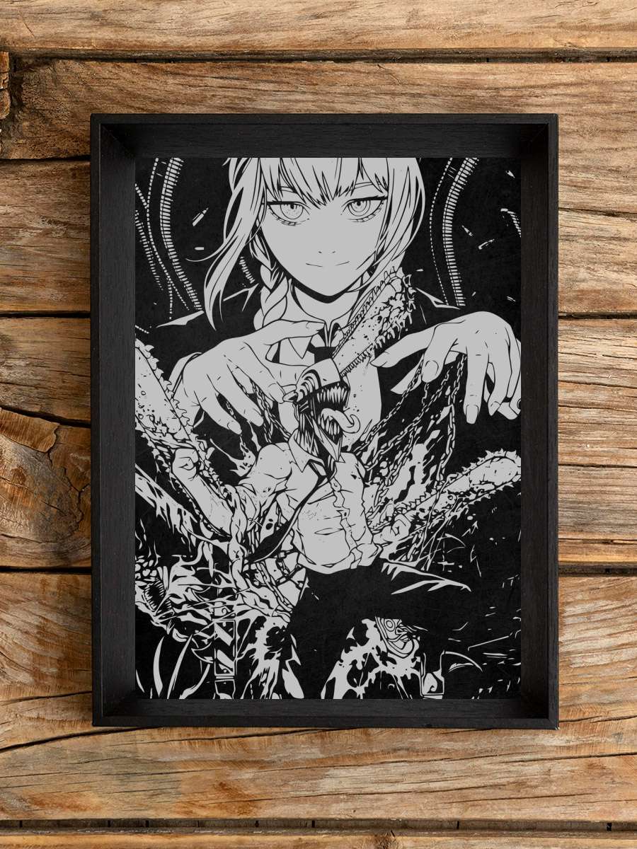 Chainsaw Man Anime Poster Çerçevesiz Yüksek Kalite Anime Duvar Poster