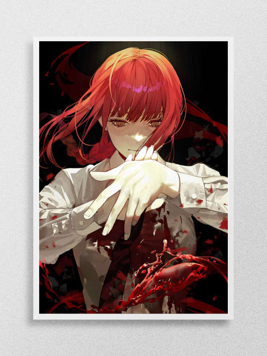 Chainsaw Man Anime Poster Çerçevesiz Yüksek Kalite Anime Duvar Poster