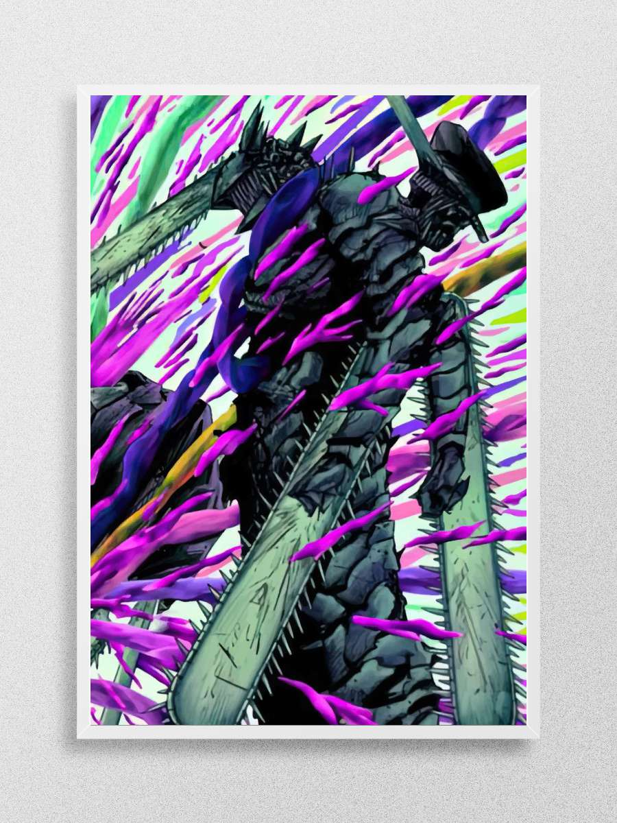 Chainsaw Man Anime Poster Çerçevesiz Yüksek Kalite Anime Duvar Poster