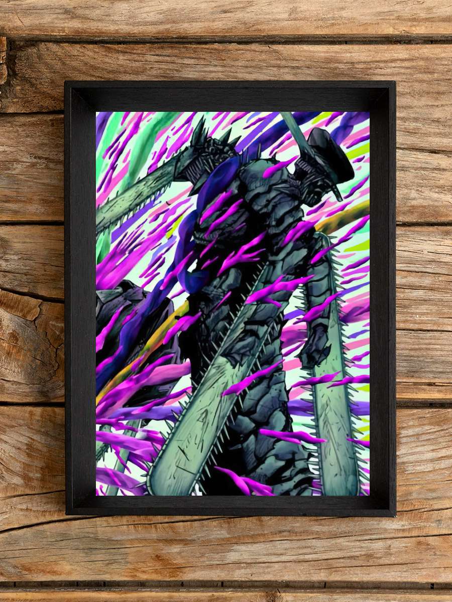 Chainsaw Man Anime Poster Çerçevesiz Yüksek Kalite Anime Duvar Poster