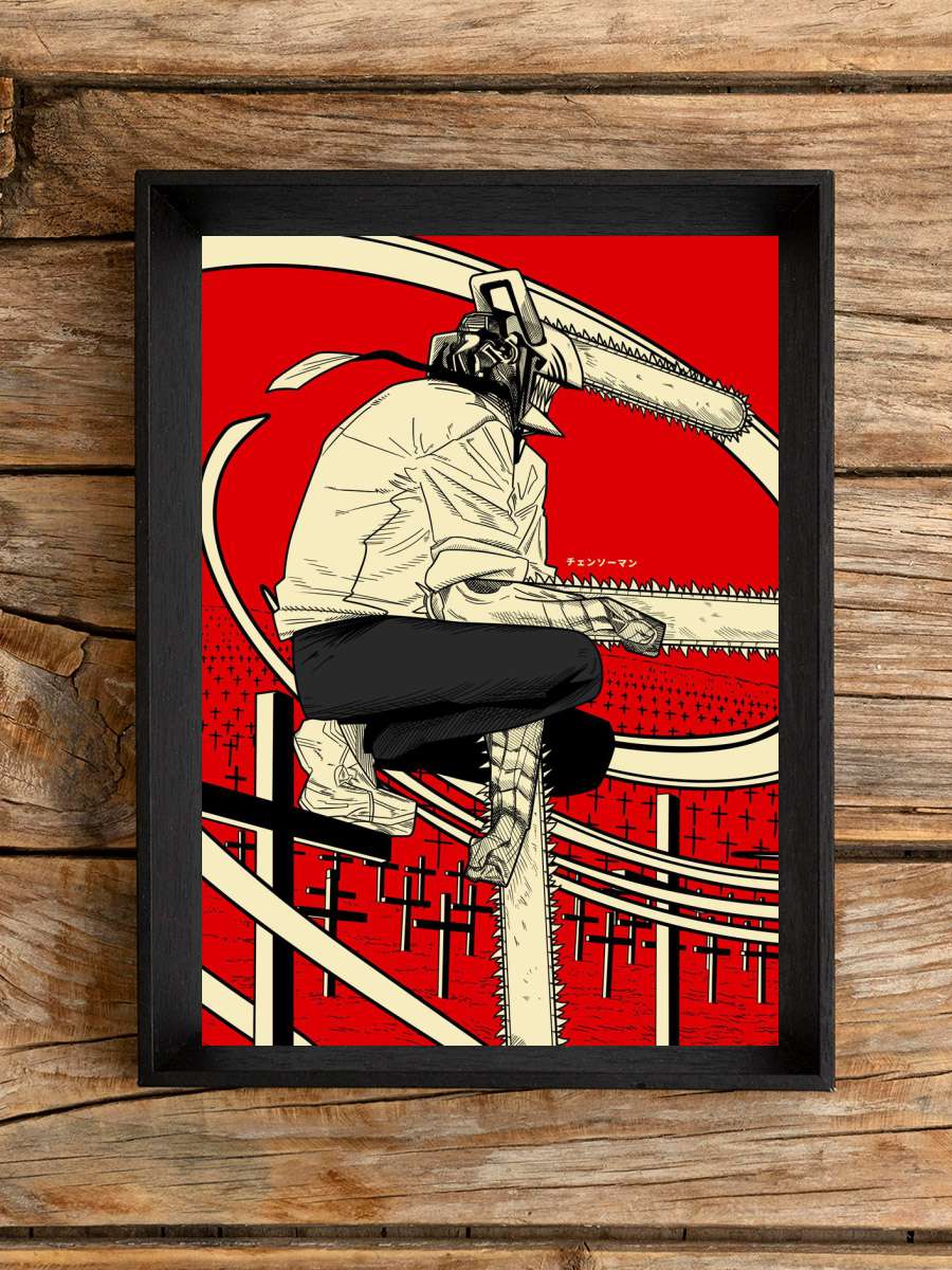 Chainsaw man Anime Poster Çerçevesiz Yüksek Kalite Anime Duvar Poster