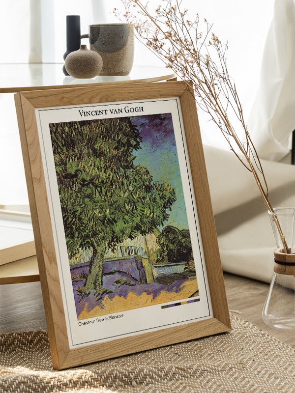 Vincent van Gogh Chestnut Tree in Blossom Poster