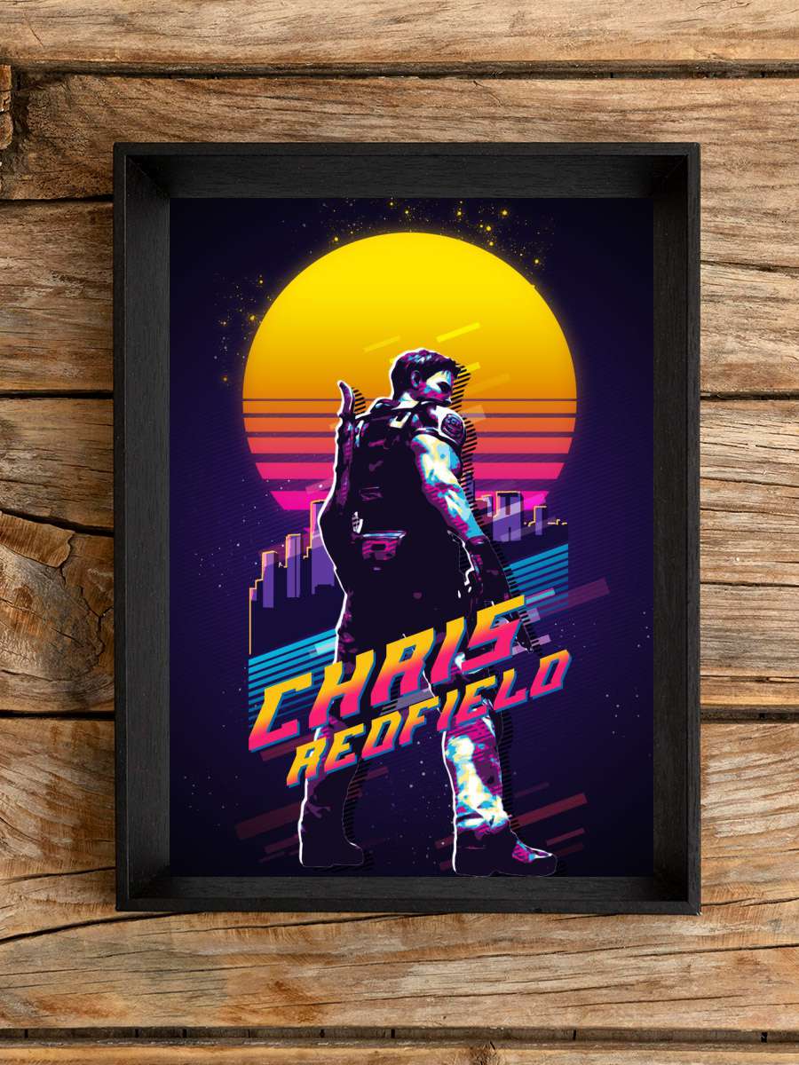 Chris Redfield Anime Poster Çerçevesiz Yüksek Kalite Anime Duvar Poster