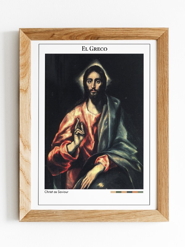 El Greco Christ as Saviour Poster