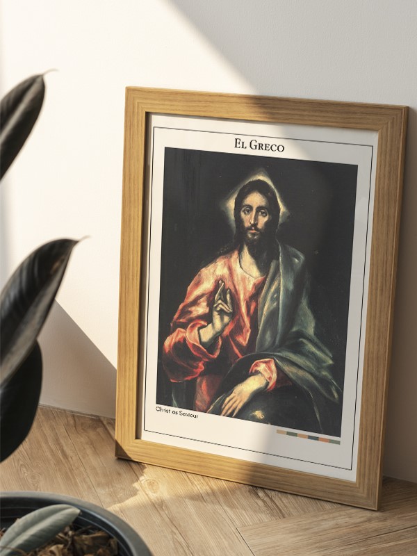 El Greco Christ as Saviour Poster
