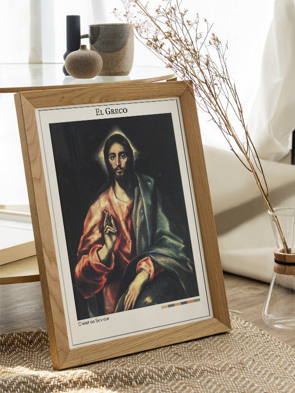 El Greco Christ as Saviour Poster