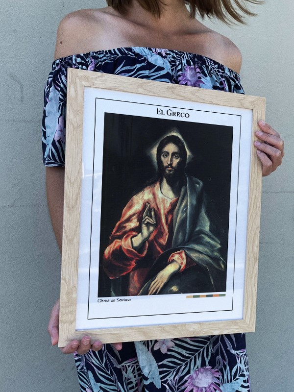 El Greco Christ as Saviour Poster