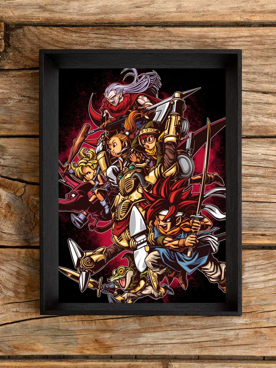 Chrono Trigger Anime Poster Çerçevesiz Yüksek Kalite Anime Duvar Poster