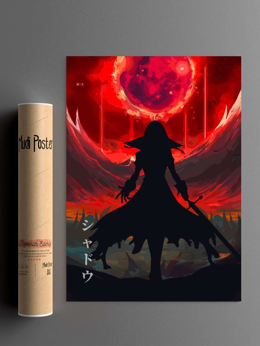 Cid Kagenou Anime Poster Çerçevesiz Yüksek Kalite Anime Duvar Poster