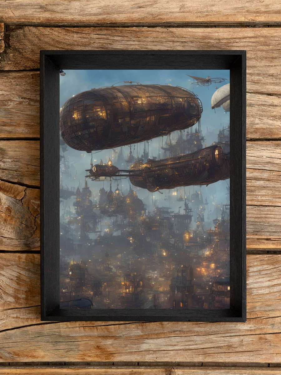 City of Ships Anime Poster Çerçevesiz Yüksek Kalite Anime Duvar Poster