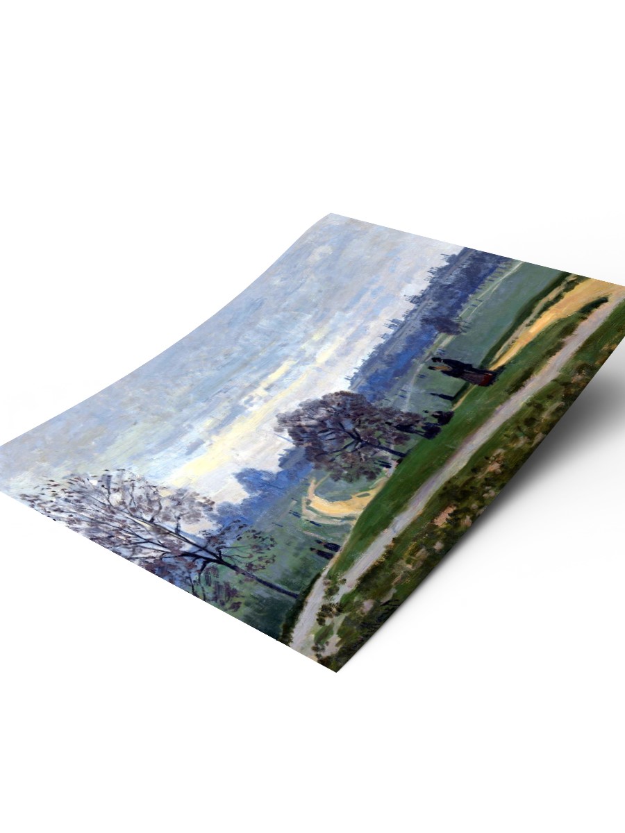 Claude Monet Hyde Park Tablo Sanatsal Ünlü Ressam Poster Çerçevesiz Yüksek Kalite Poster
