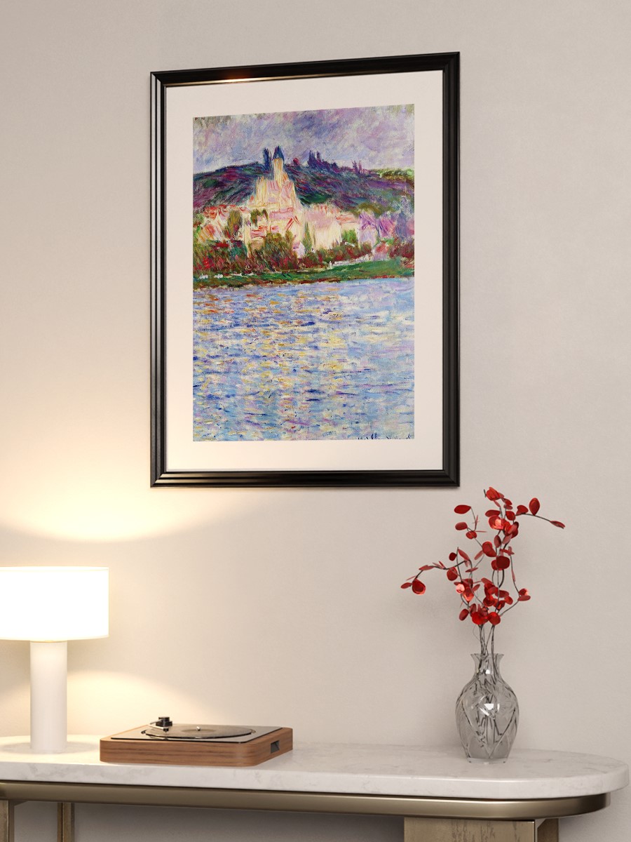 Claude Monet Vetheuil Tablo Sanatsal Ünlü Ressam Poster Çerçevesiz Yüksek Kalite Poster