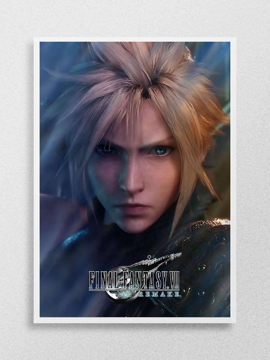 Cloud FFVII remake RPG Anime Poster Çerçevesiz Yüksek Kalite Anime Duvar Poster