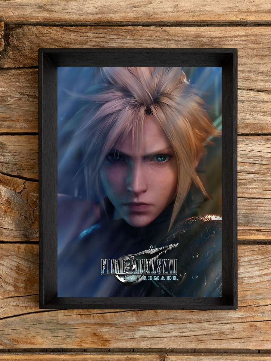 Cloud FFVII remake RPG Anime Poster Çerçevesiz Yüksek Kalite Anime Duvar Poster