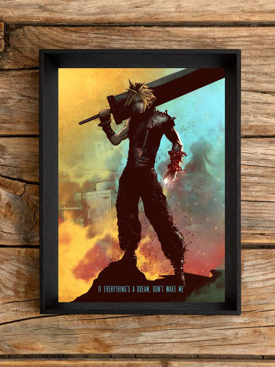 Cloud Anime Poster Çerçevesiz Yüksek Kalite Anime Duvar Poster