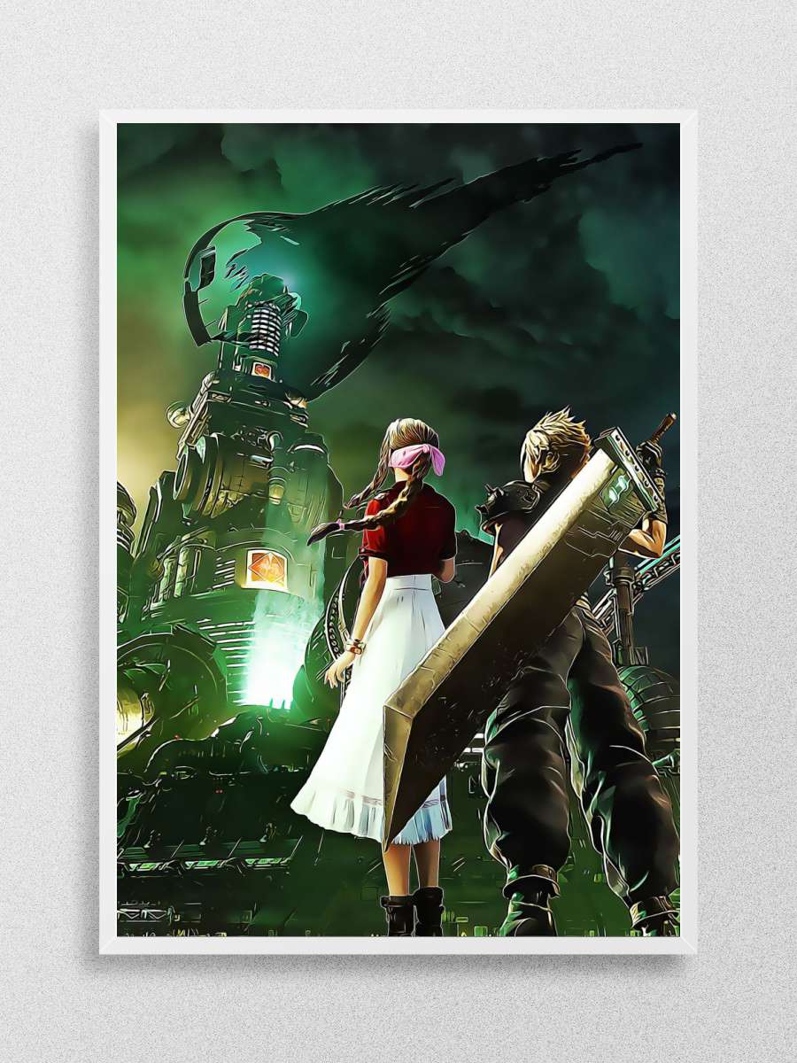 Cloud Strife Final fantasy Anime Poster Çerçevesiz Yüksek Kalite Anime Duvar Poster