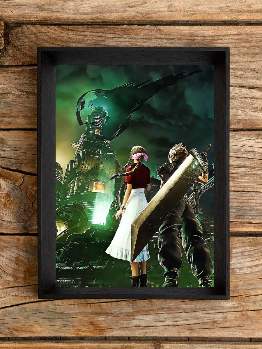 Cloud Strife Final fantasy Anime Poster Çerçevesiz Yüksek Kalite Anime Duvar Poster