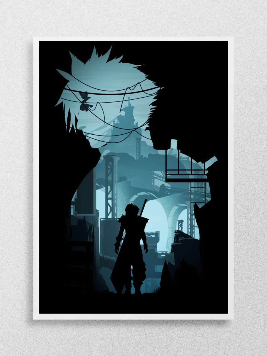 Cloud Strife Anime Poster Çerçevesiz Yüksek Kalite Anime Duvar Poster