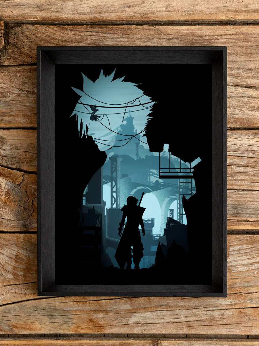 Cloud Strife Anime Poster Çerçevesiz Yüksek Kalite Anime Duvar Poster