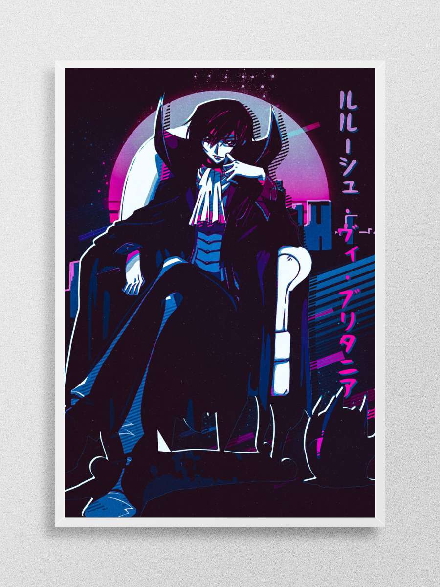 Code Geass Lelouch Anime Poster Çerçevesiz Yüksek Kalite Anime Duvar Poster