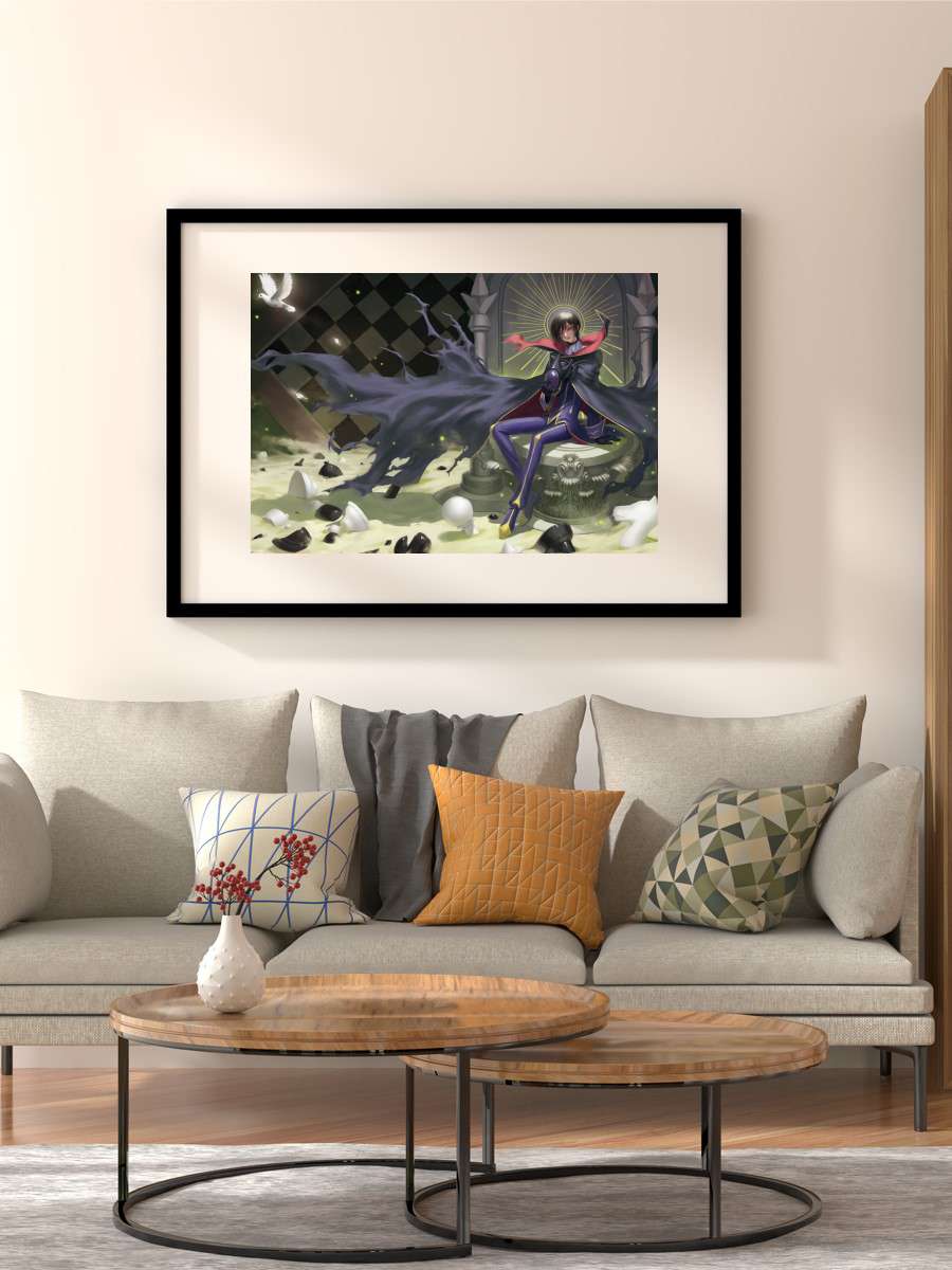 Code Geass Lelouch Anime Poster Çerçevesiz Yüksek Kalite Anime Duvar Poster
