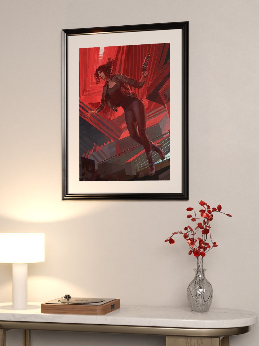 Control Anime Poster Çerçevesiz Yüksek Kalite Anime Duvar Poster