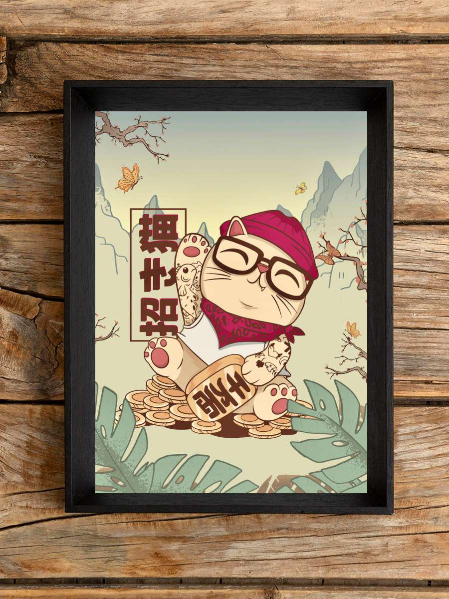 Cool maneki neko Anime Poster Çerçevesiz Yüksek Kalite Anime Duvar Poster