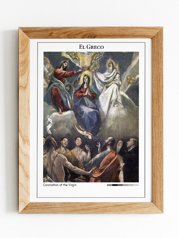 El Greco Coronation of the Virgin Poster