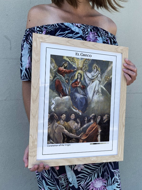 El Greco Coronation of the Virgin Poster