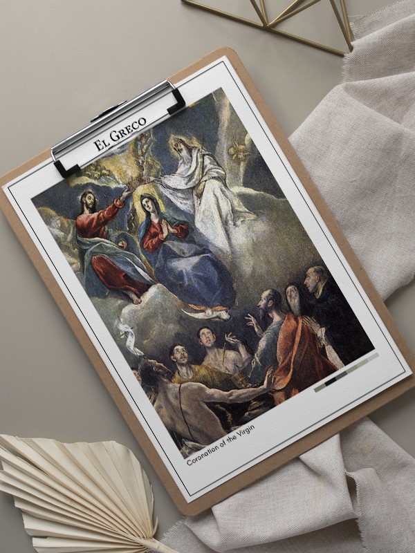 El Greco Coronation of the Virgin Poster