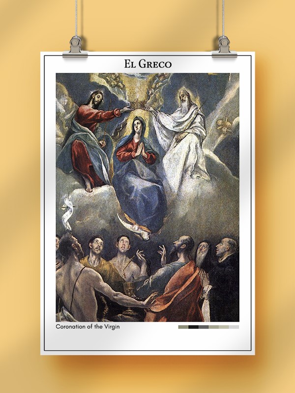 El Greco Coronation of the Virgin Poster