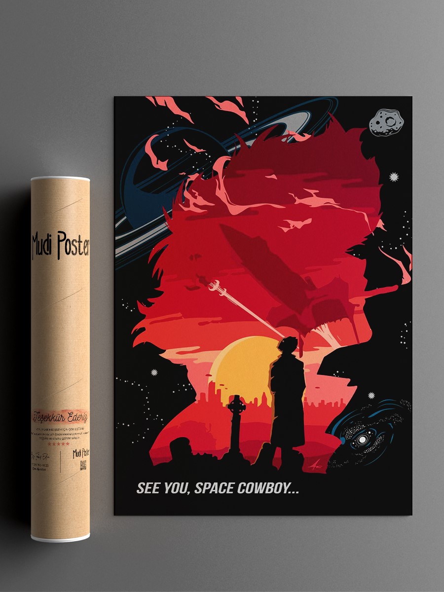 Cowboy Bebop Poster, Çerçevesiz Tv Film Poster