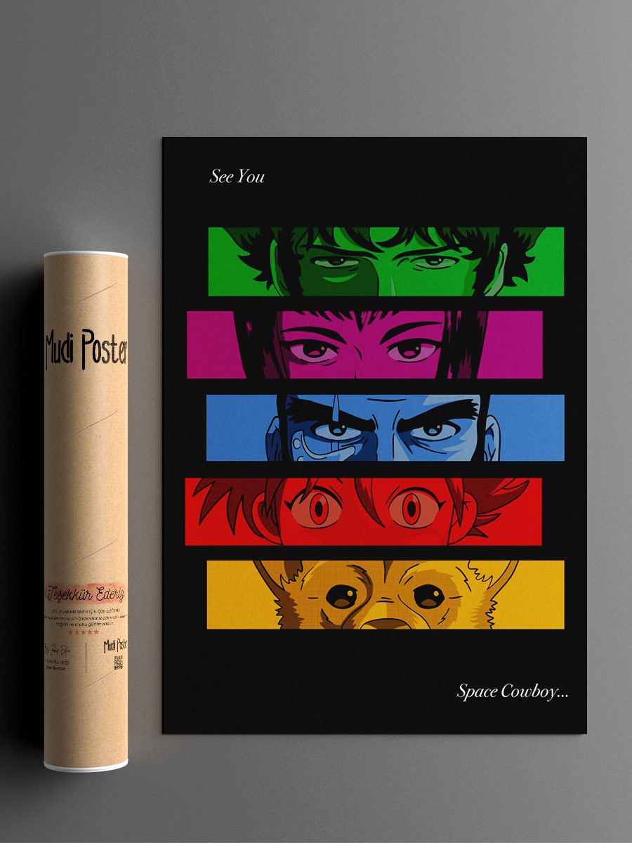 Cowboy bebop Poster, Çerçevesiz Tv Film Poster