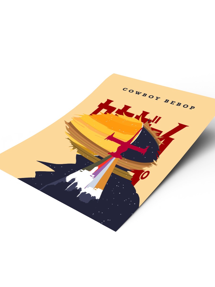 Cowboy Bebop Poster, Çerçevesiz Tv Film Poster