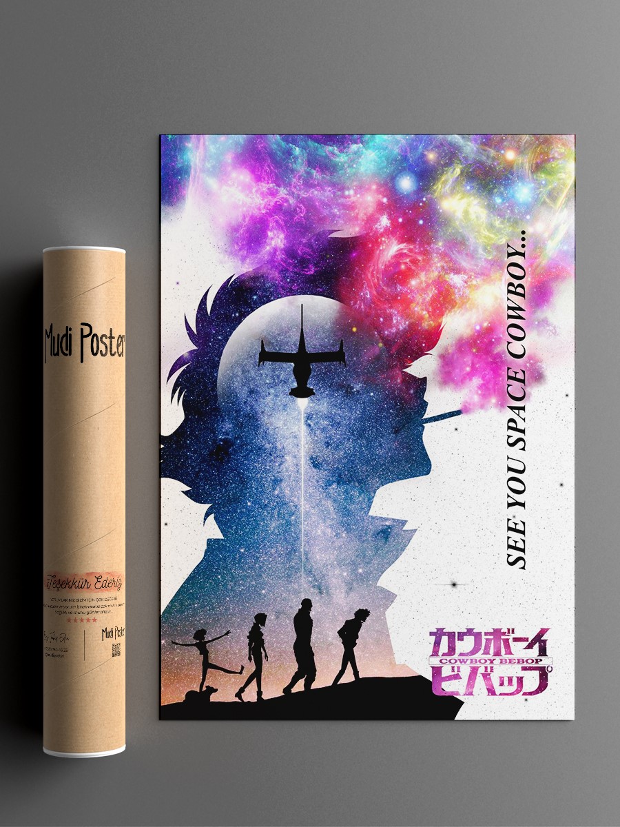 Cowboy Bebop Poster, Çerçevesiz Tv Film Poster